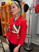 Red The Clash Jacket - Punk Rock Classic