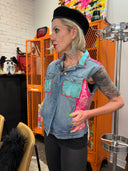 Tassel Paisley Patchwork Vest - Music Festival Fashion