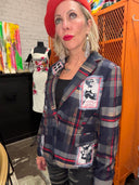 Plaid Harley Quinn - Joker Detailed Jacket