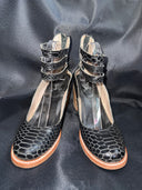 Free Bird Snakeskin Double Strap