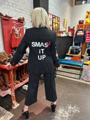 Smash It Up The Damned Tassel Pinstripe Suit - Custom One - of - a - Kind - Reckless Swagger