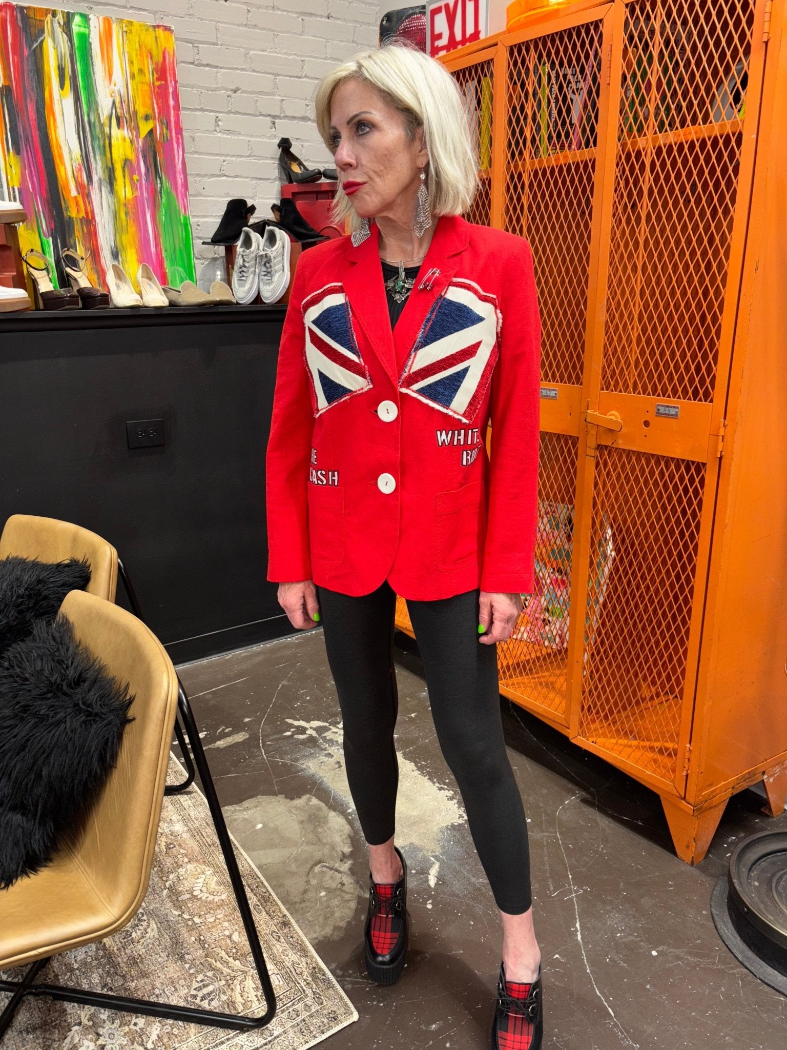 The Clash London Calling Union Jack Jacket | Punk Rock Tapestry