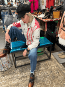 1977 Hand - Painted Skull Overshirt – Vintage Punk Jacket | Reworked - Reckless Swagger