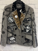 True Punk Houndstooth Leopard