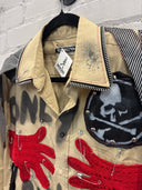 Graffiti Gloves Neck Tie Shirt