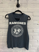 Vintage Distressed RAMONES Seal Sleeveless