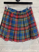 MACBETH TARTAN HALFMOON SKIRT – MONO PLEATED MINI –