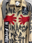 Graffiti Gloves Neck Tie Shirt