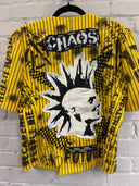 Yellow Hafl-sleeve Mohawk Jacket