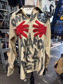 Graffiti Gloves Neck Tie Shirt