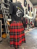 MACKQUEEN TARTAN SKIRT – MONO PLEATED MINI