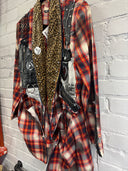 Red Tartan Leopard Resistance