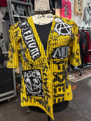 Yellow Hafl-sleeve Mohawk Jacket