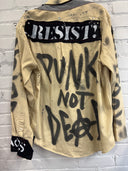 Graffiti Gloves Neck Tie Shirt