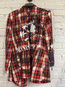 Red Tartan Leopard Resistance