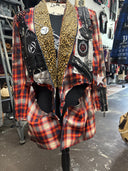Red Tartan Leopard Resistance