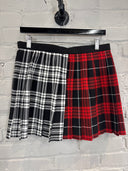 BARROWLAND MIXED HALFMOON SKIRT – MONO PLEATED MINI – PLEATED MINI