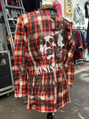 Red Tartan Leopard Resistance