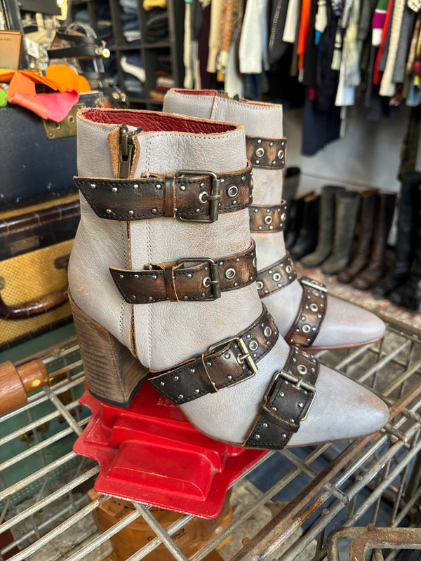 Freebird Belted Heels Boot