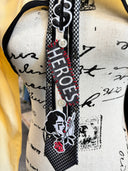 Naughty Heroes B&W Tie