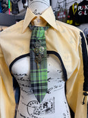 Steampunk Green Tartan Tie