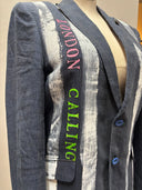 London Calling Clash Painted Blazer Men