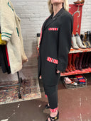 3-pc Pants Striped Vest Jacket Pants