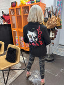Fashion meets cinema , one of kind Joker inspired Linen crepe black belted jacket, feminine style juxtapose Joker icon