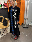 Custom crushed velvet coat Story of the Slits Punk Rock Tartan
