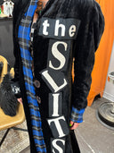 Custom crushed velvet coat Story of the Slits Punk Rock Tartan