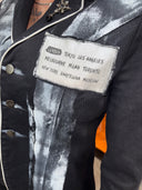 Fitted Piped Epaulets - Chaos Around the World Painted Punk