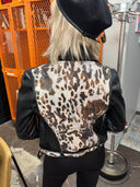 Vegan Punk Perfecto - Painted Cow Pattern, Metal Pins