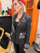 Who's Going To Stop Me? Painted Punk Pin Blazer