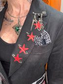 Who's Going To Stop Me? Painted Punk Pin Blazer