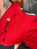 Red The Clash Jacket - Punk Rock Classic
