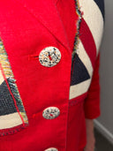 Red The Clash Jacket - Punk Rock Classic