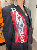 The Ramones Painted Jacket - A Legendary Punk Tribute