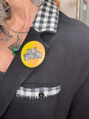 Gingham Checkered Collar Marilyn Stay Wild Bitch Edgy - Punk Rock Inspired