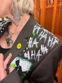 Joker Queen 'Why So Serious' Contrasting Jacket - Punk Rock Statement