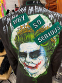 Joker Queen 'Why So Serious' Contrasting Jacket - Punk Rock Statement