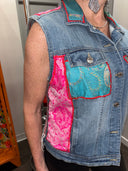 Tassel Paisley Patchwork Vest - Music Festival Fashion