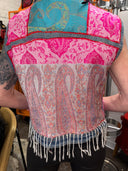 Tassel Paisley Patchwork Vest - Music Festival Fashion
