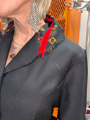 Luxury Silk Suit - Classic Elegance with a Velvet Twist
