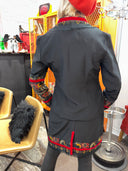 Luxury Silk Suit - Classic Elegance with a Velvet Twist