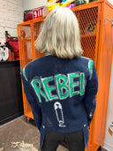 Painted Rebel Lettering & Reversed Tailcoat – Distressed, Defiant & Daring