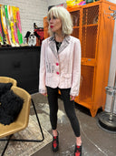 Powder Pink Shabby Painted – "Who's Stopping You?" Punk Couture