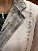Powder Pink Shabby Painted – "Who's Stopping You?" Punk Couture