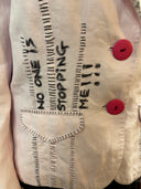 Powder Pink Shabby Painted – "Who's Stopping You?" Punk Couture
