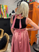 Haley Bop Pink Satin Gingham Alter Dress