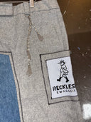Felted Grey Wool and Denim Reckless Re-JIG